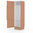 Kühlschrank Einbauschrank, Geräteumbauschrank, aadia,  Nische 103cm, 60 * 212 * 57 DHK10-197-V